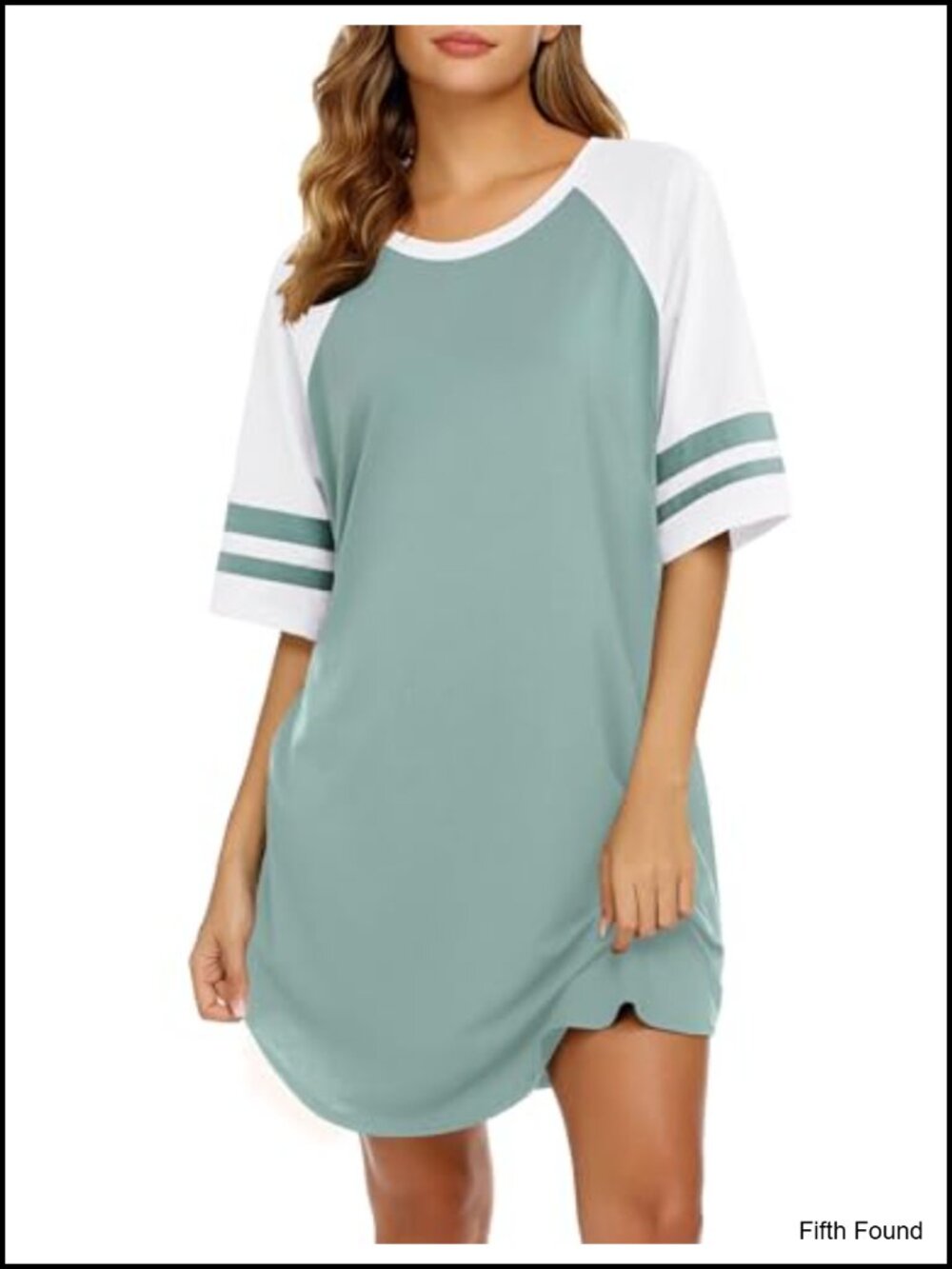 Cotton Nightgown Women Short Sleeve Sleep Shirt Casual Loungewear